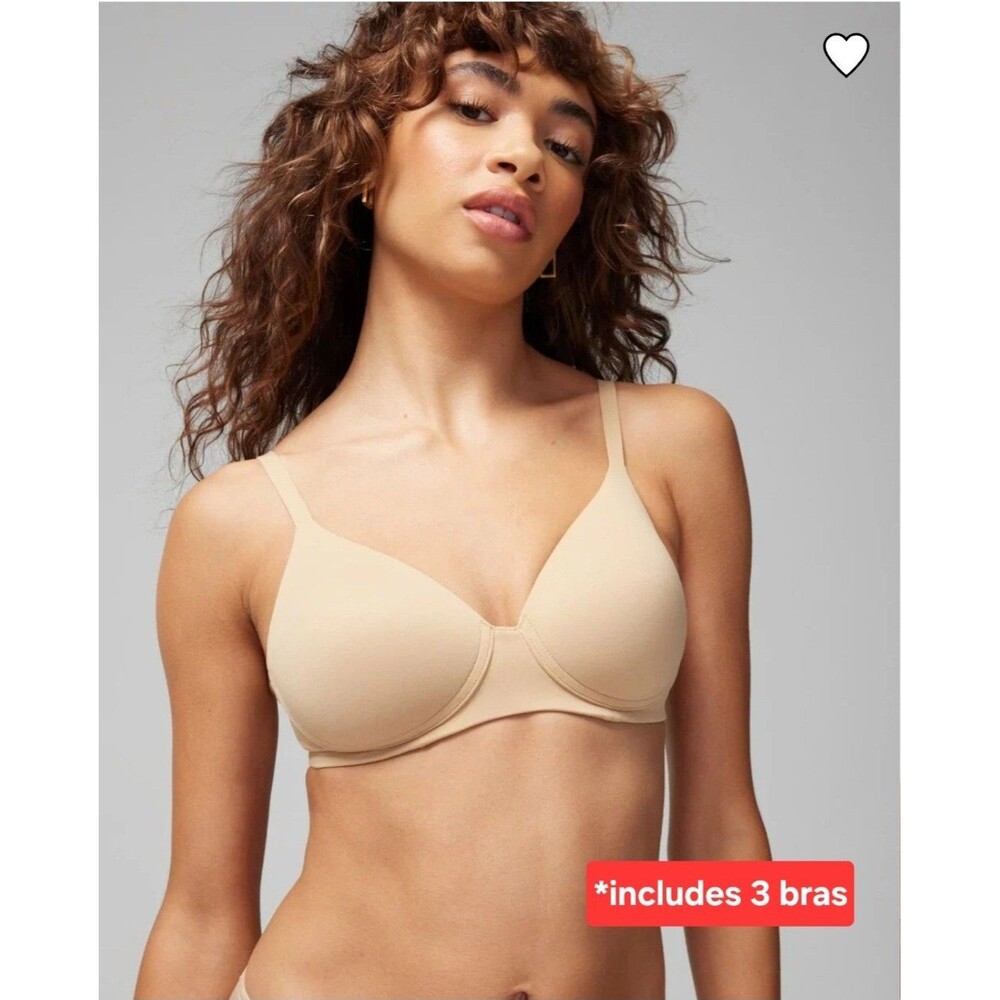 soma embraceable wireless bras (X3) Nude Beige Size 36D